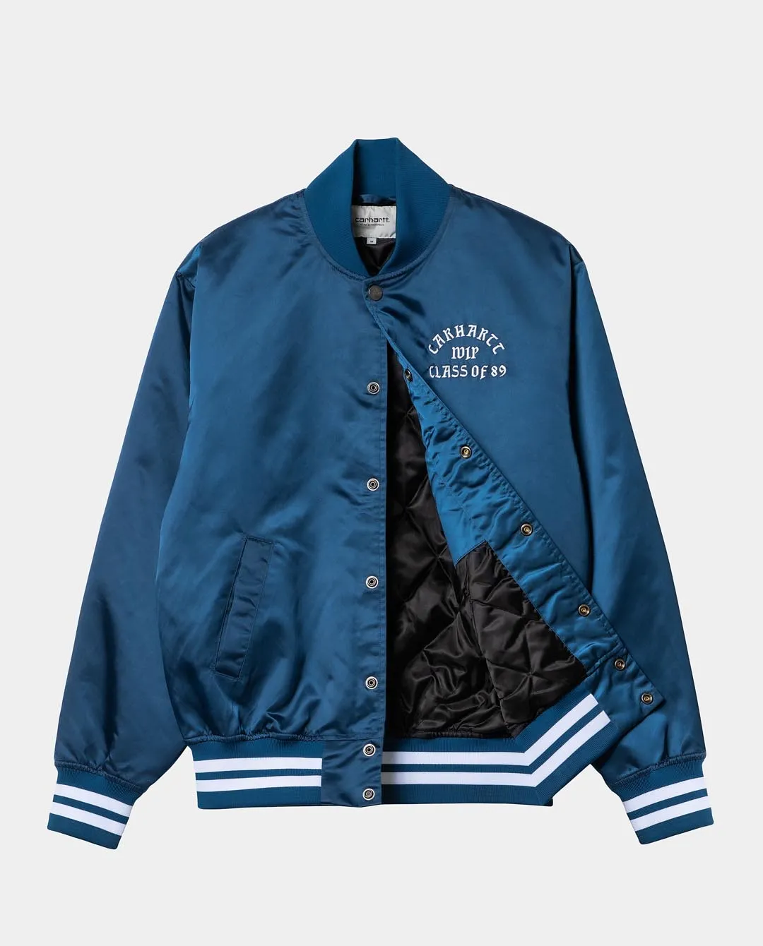 Carhartt WIP - Class of 89 Bomber Jacket - Elder/White