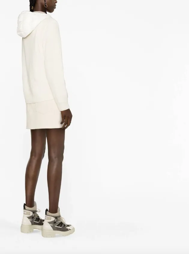Moncler padded-panel wool cardigan